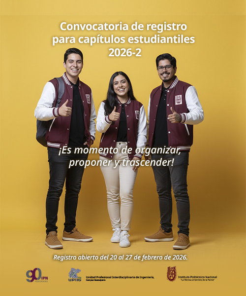 Convocatoria para el Registro de Capítulos Estudiantiles 2026